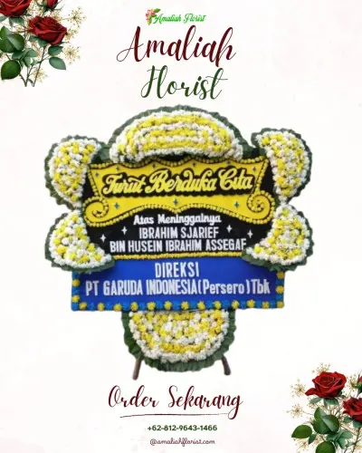 Papan Bunga Duka di Kedonganan